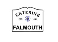Entering FALMOUTH Sign Sticker vinyl sticker